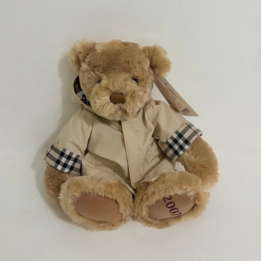 NWT BURBERRY Fragrances 2007 Teddy Bear Trench Coat Nova Check Promo